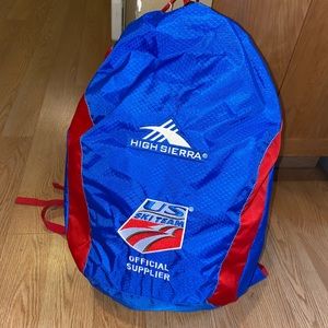 official US ski team backpack